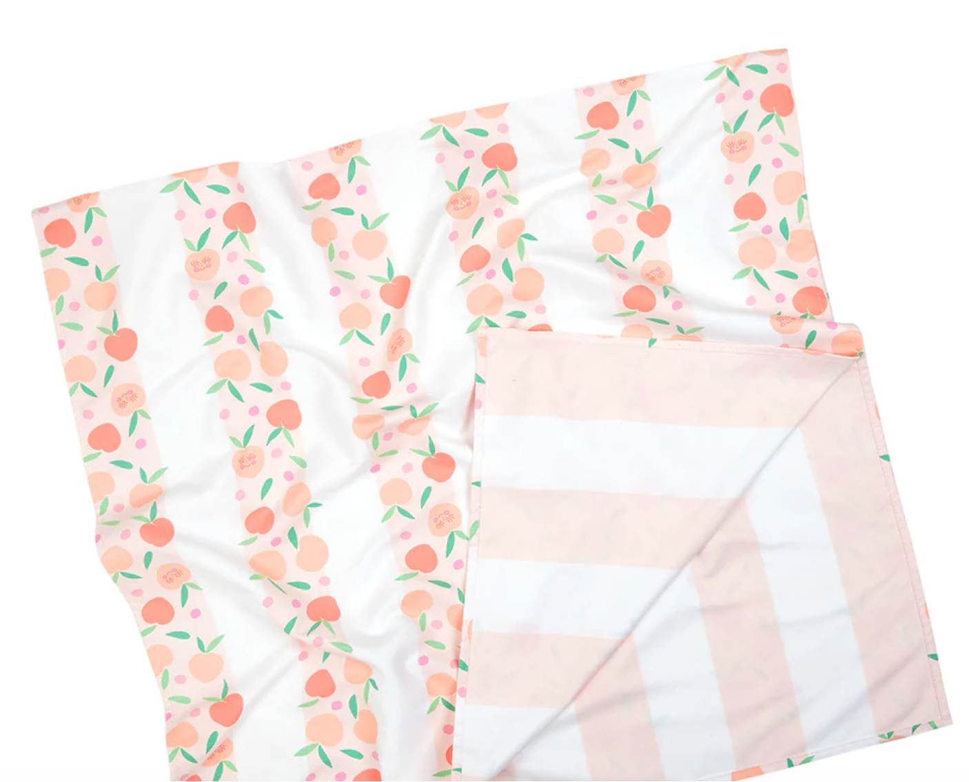 100% Recycled Dock & Bay Quick Dry Travel Towel - Peach Party - WanderbugUK