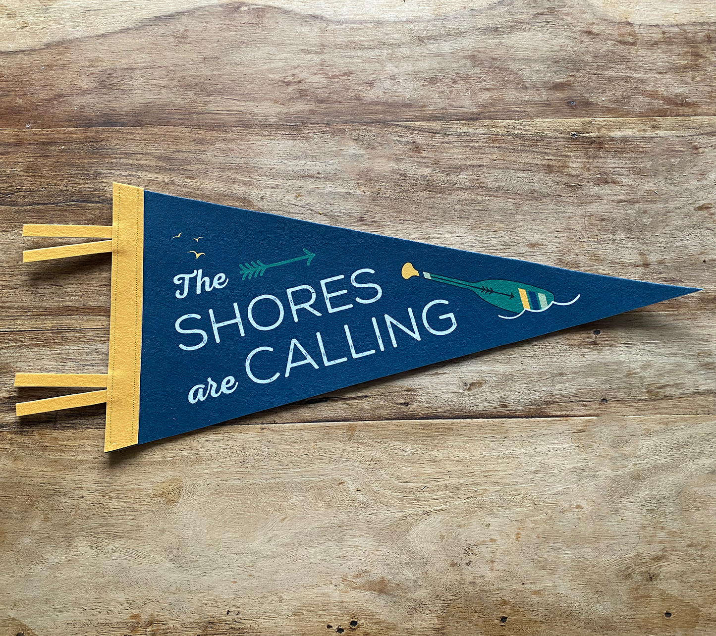 Paddle Canoe SUP felt pennant banner