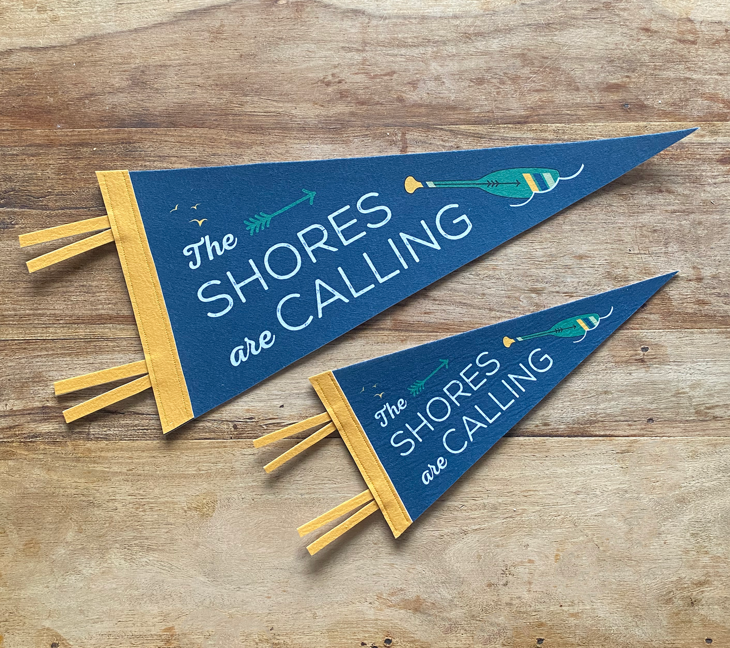 Paddle Canoe SUP felt pennant banner