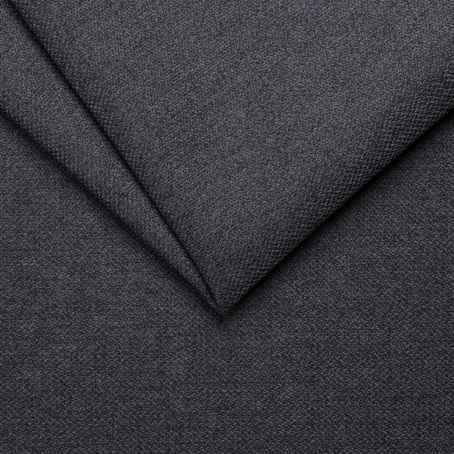 Large Vans - Side Door (UK Passenger side) Campervan Window Blind Cover Set - Tweed Anthracite - WanderbugUK