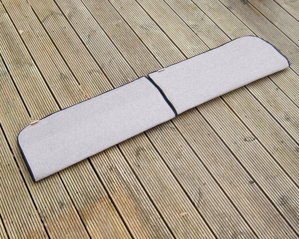 Ducato Relay Boxer Ram Promaster Side Door Window Blind Mat Cover Set - Tweed Grey - WanderbugUK