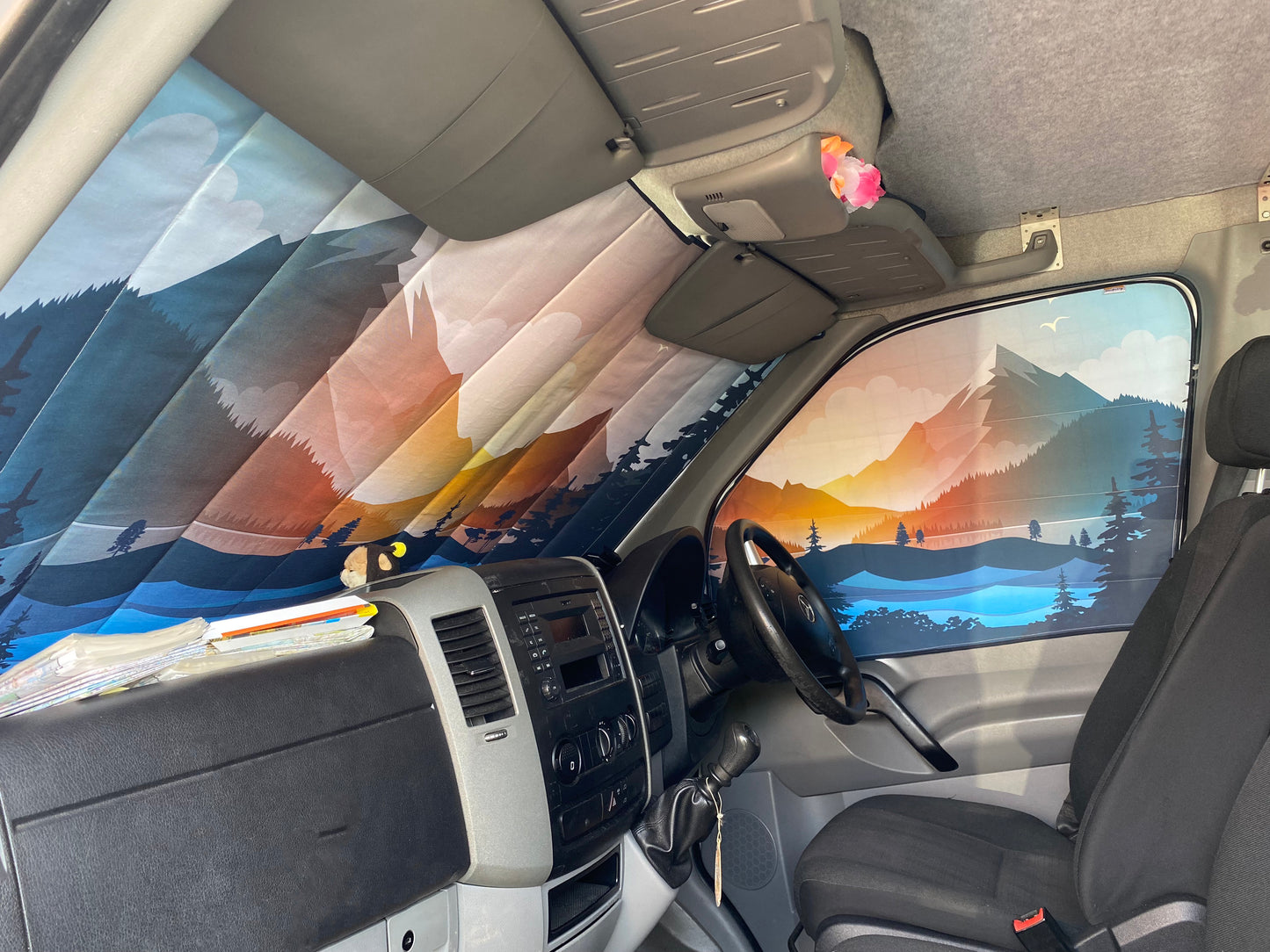Windscreen Cover - Mountain View - WanderbugUK