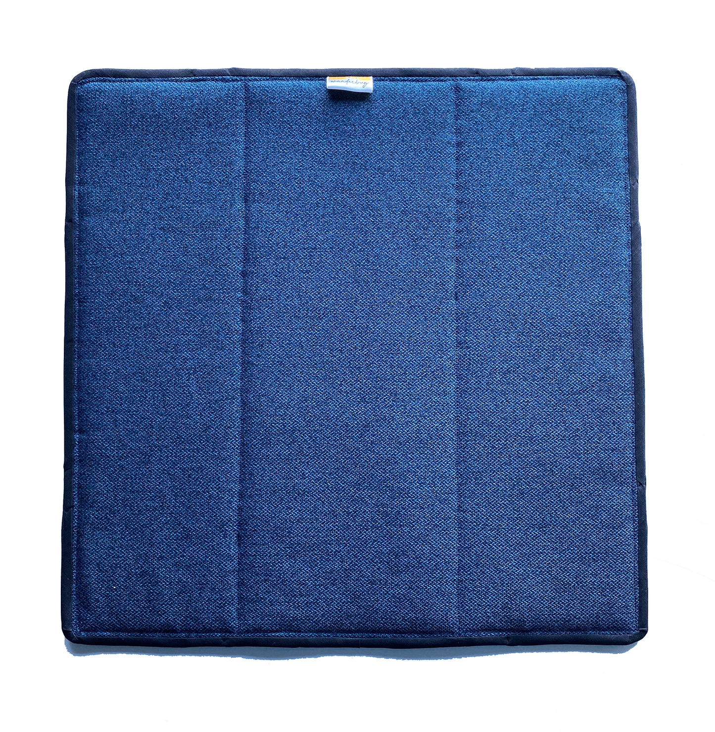 Campervan Maxx Air Fan Smaller 390mm Window Blind Cover - Navy Tweed - WanderbugUK