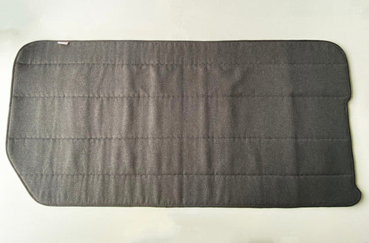 Large Vans - Side Door (UK Passenger side) Campervan Window Blind Cover Set - Tweed Anthracite - WanderbugUK