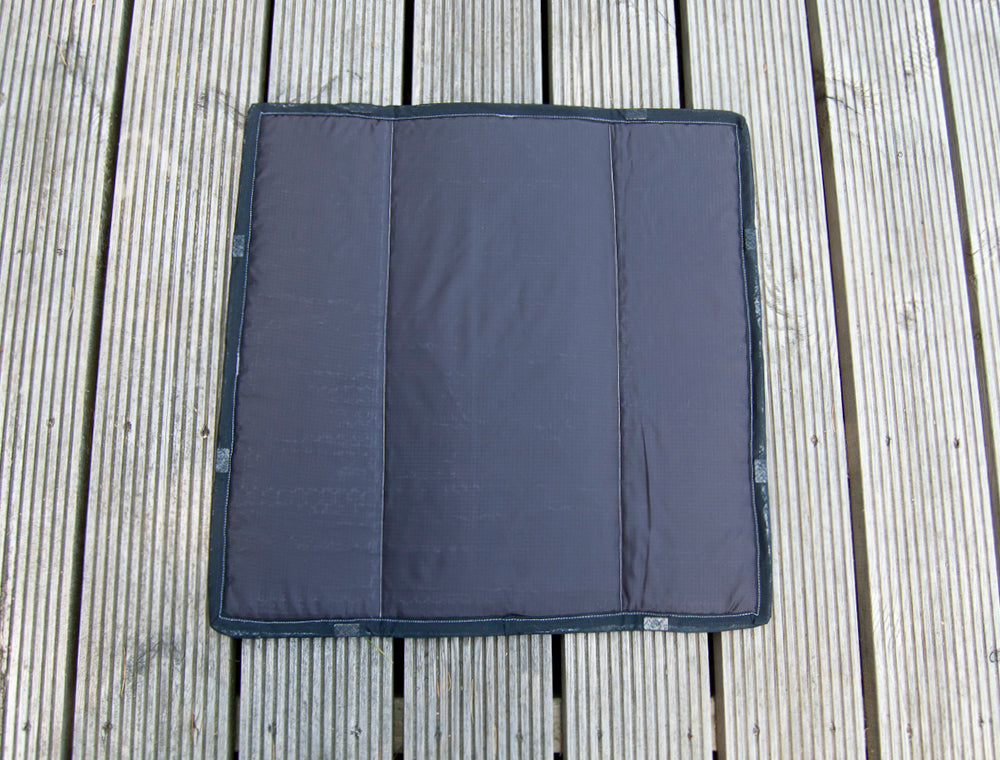 Campervan Maxx Air Fan Window Blind Cover - Tweed Grey - WanderbugUK