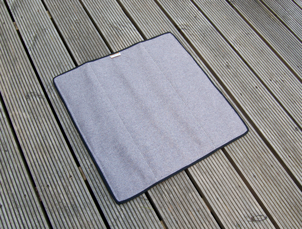 Campervan Maxx Air Fan Window Blind Cover - Tweed Grey - WanderbugUK