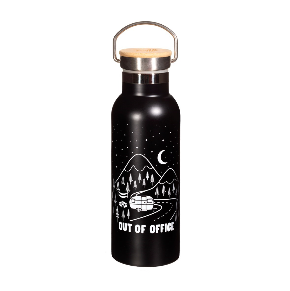 Campervan Gift Box Set - Sass & Belle Water Bottle and Thermal Food Flask & Keyring bundle - WanderbugUK