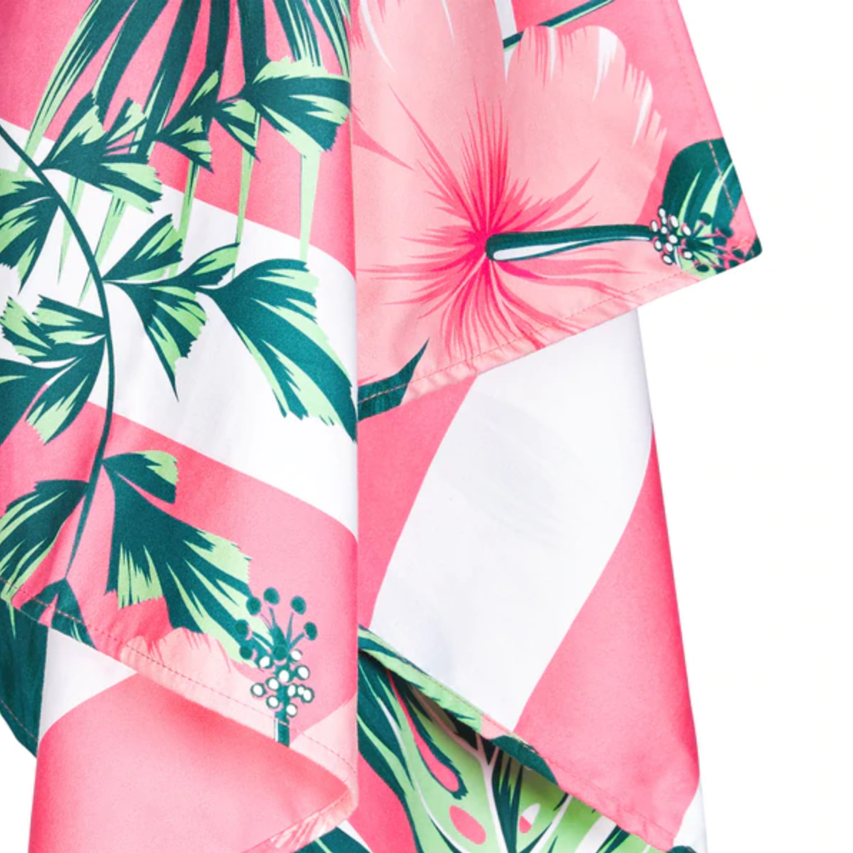 100% Recycled Dock & Bay Quick Dry Travel Towel - Botanical - Heavenly Hibiscus - WanderbugUK