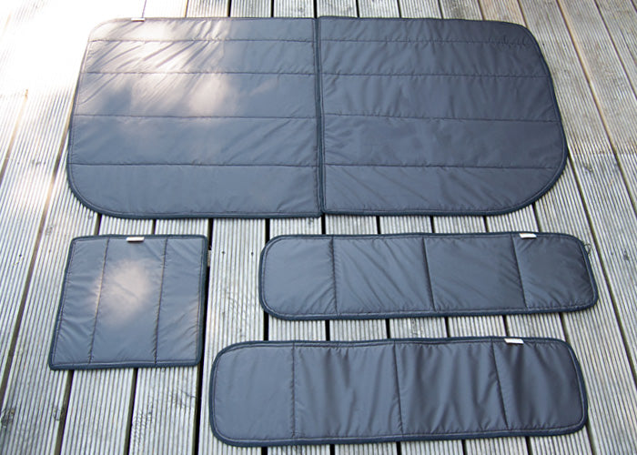 Campervan Universal Bonded Vent Window Blind Cover - Black Matt Sheen - WanderbugUK