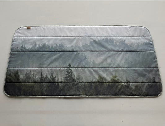 Smaller Vans - Tailgate Campervan Window Blind Cover Set - Misty Forest - WanderbugUK