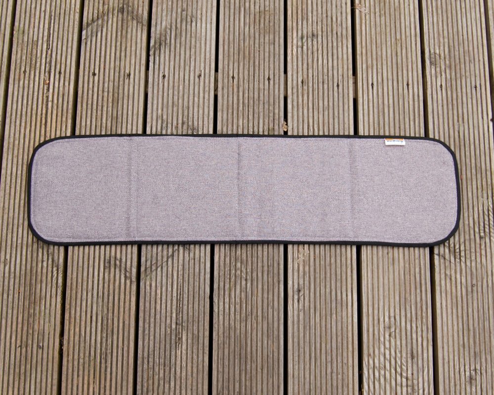 Campervan Universal Bonded Vent Window Blind Cover - Tweed Grey - WanderbugUK