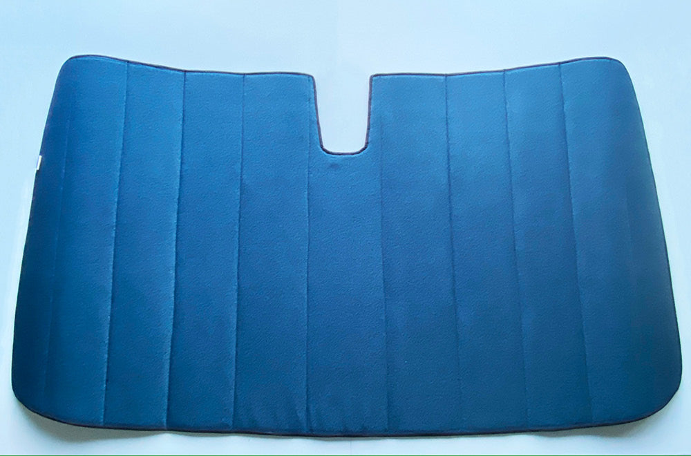 Campervan Windscreen Cover - Tweed Navy - WanderbugUK