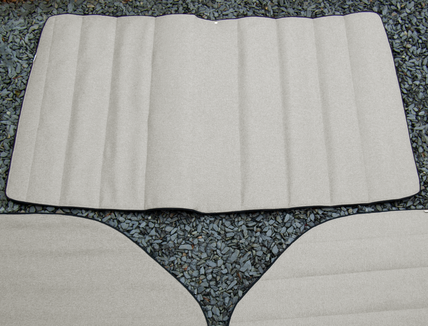 Campervan Windscreen Cover - Tweed Cream - WanderbugUK