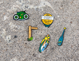 Hiker | Walker | Explorer Footpath Birthday Card with keepsake Enamel Pin Badge - WanderbugUK