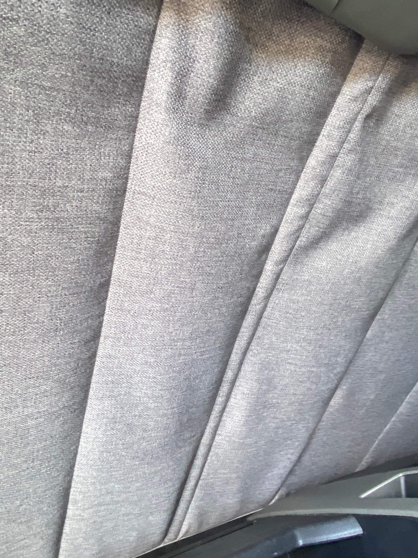 Campervan Windscreen Cover - Misty Forest outer facing, Tweed grey inner facing - WanderbugUK