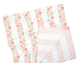 100% Recycled Dock & Bay Quick Dry Travel Towel - Peach Party - WanderbugUK