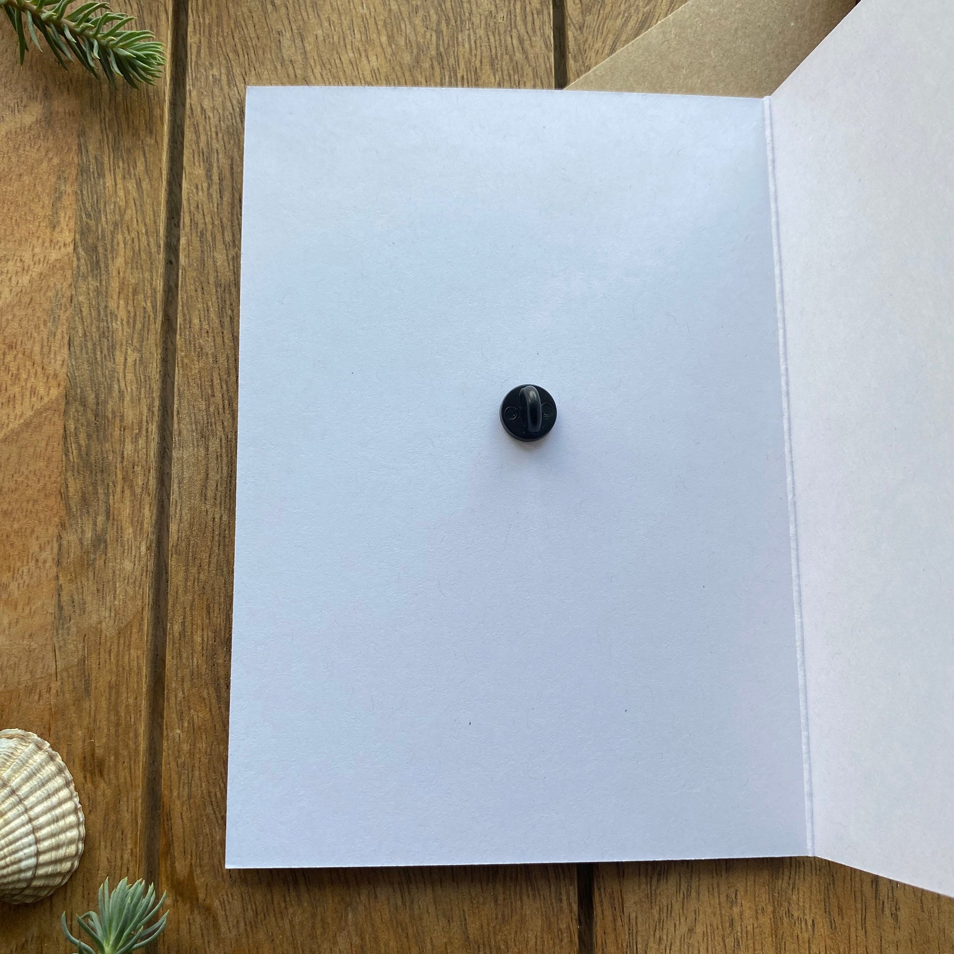 Paddle | Canoe  | SUP Birthday Card with keepsake Enamel Pin Badge - WanderbugUK