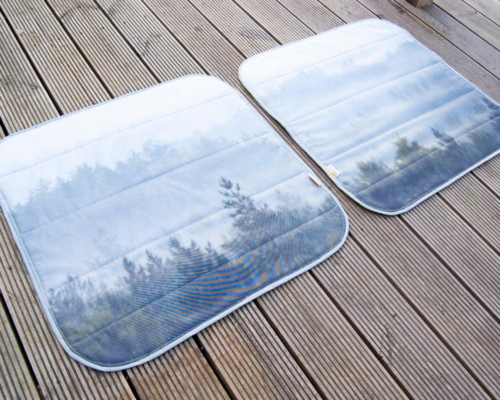 Ducato Relay Boxer Ram Promaster Rear Barn Door Window Blind Cover Set - Bespoke / Your Photo or Design - WanderbugUK