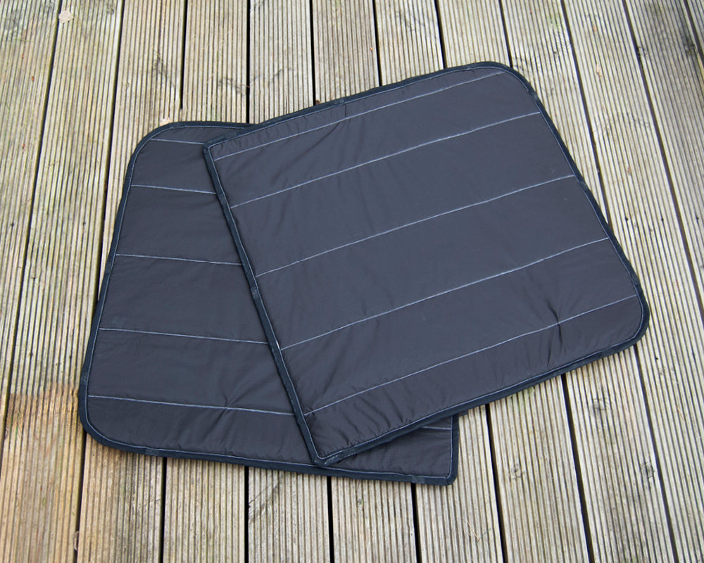 Ducato Relay Boxer Ram Promaster Side Door Window Blind Mat Cover Set - Tweed Grey - WanderbugUK