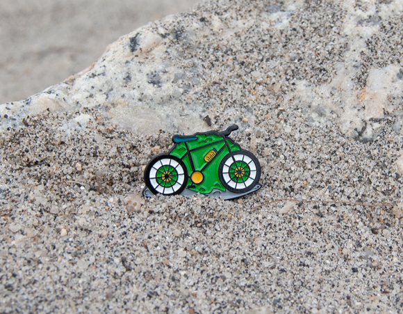 Mountain Bike Enamel pin - WanderbugUK
