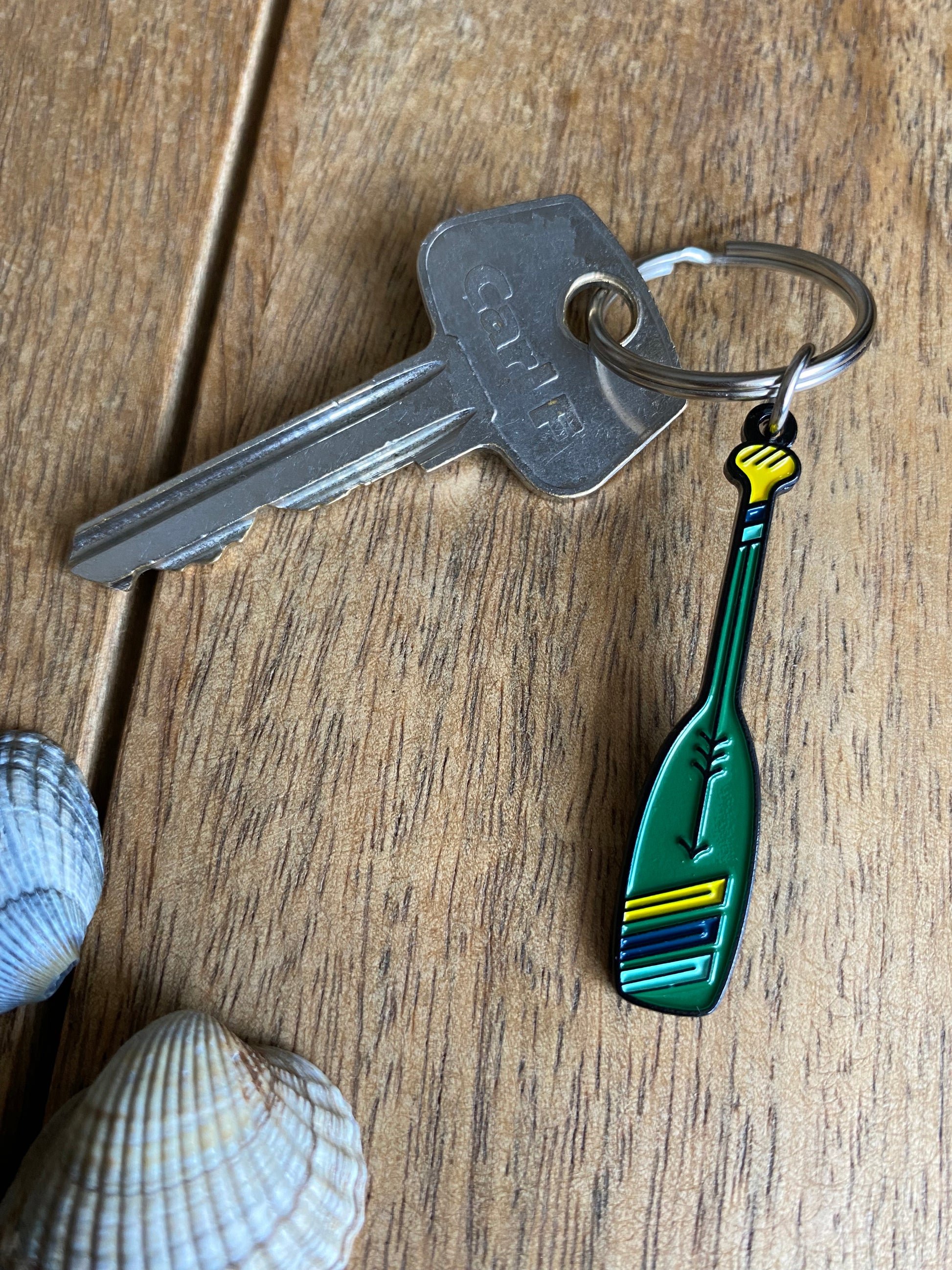 Paddle Canoe SUP Enamel Keyring - WanderbugUK