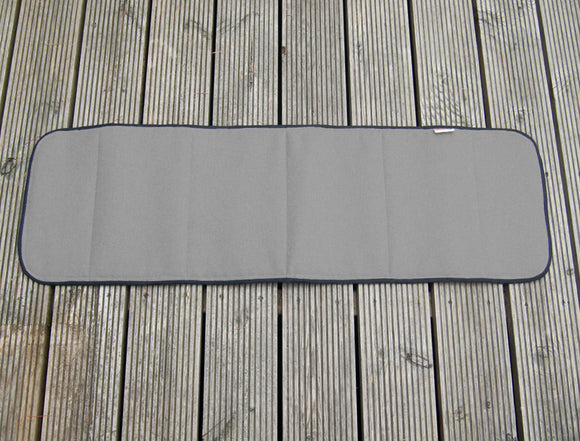 Campervan Universal 93 x 29cm Window Blind Cover - Tweed Grey - WanderbugUK