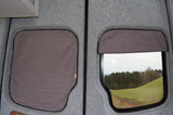 Sprinter & Crafter 2006-2017 Rear Barn Door Window Blind Cover Set - Linen Grey