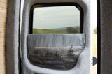 Larger Vans - Rear Barn Door Campervan Window Blind Cover Set - Misty Forest - WanderbugUK