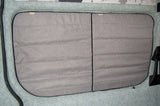 Large Vans - Side Door (UK Drivers side) Campervan Window Blind Cover Set - Tweed Grey - WanderbugUK