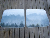 Transporter T4 Rear Barn door Window Blind Cover Set - Bespoke / Your Photo or Design - WanderbugUK