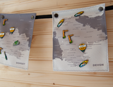 Travel Tracker Maps: Base ribbon - WanderbugUK
