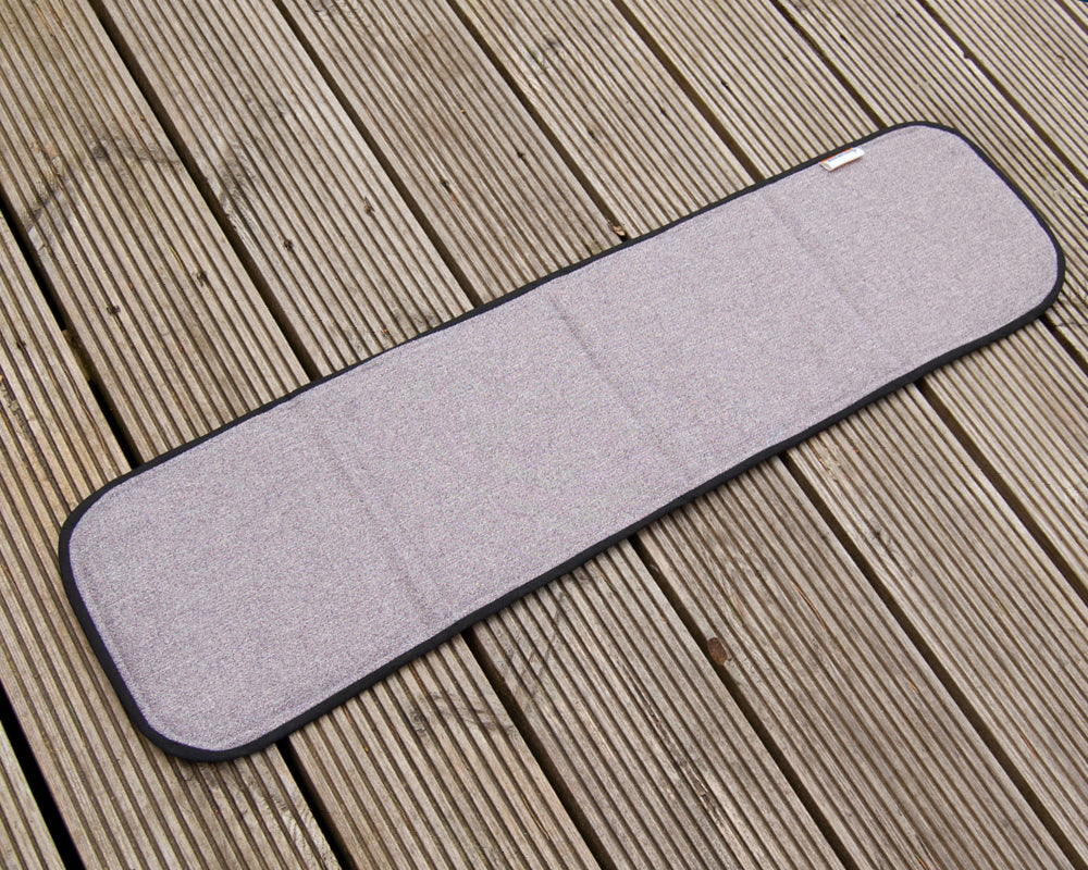 Campervan Universal Bonded Vent Window Blind Cover - Tweed Grey - WanderbugUK