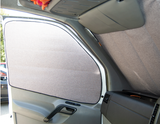 Cab Door Window Cover Pair - Tweed Grey - WanderbugUK